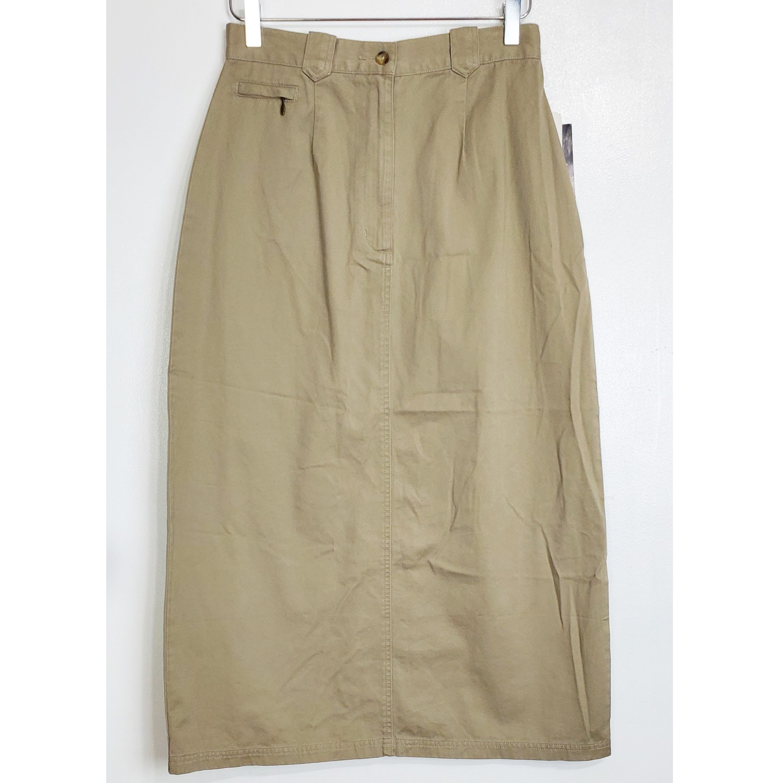 NWT Woolrich size 10 Sandy run long skirt khaki a line 90s y2k classic church