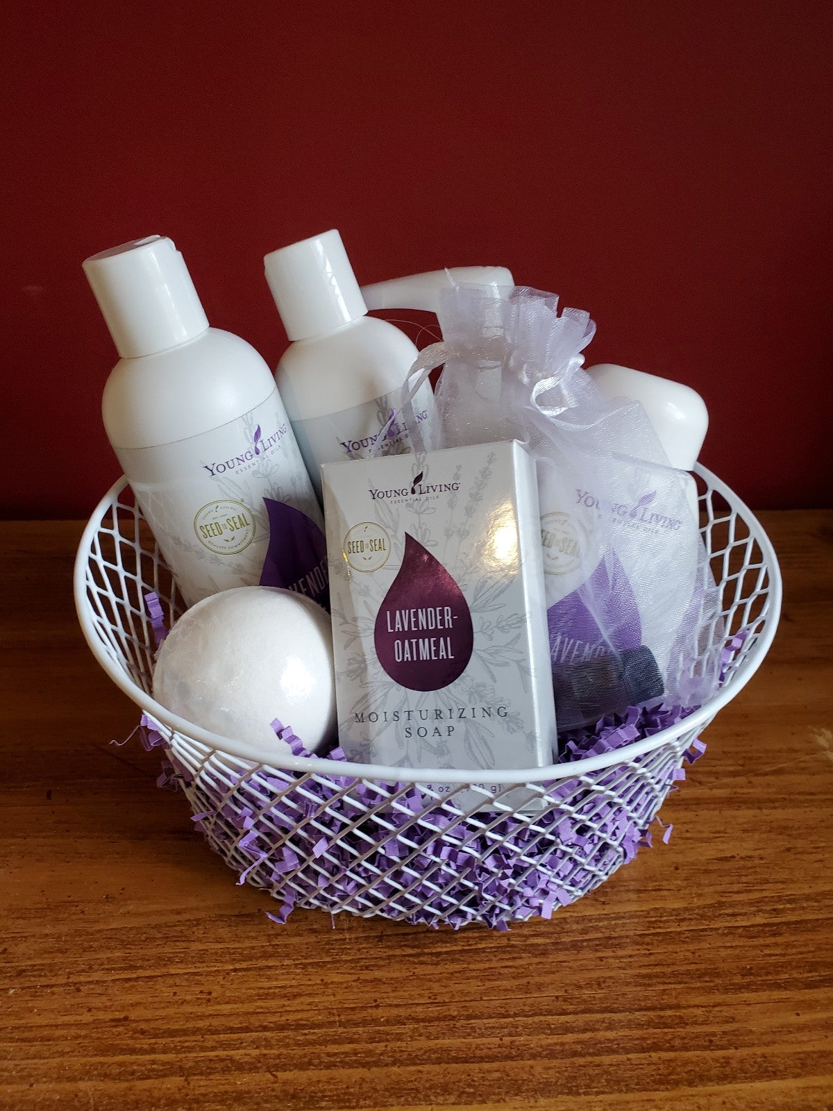 Young Living Lavender Gift Basket
