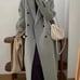 Double Breasted Lapel Coat