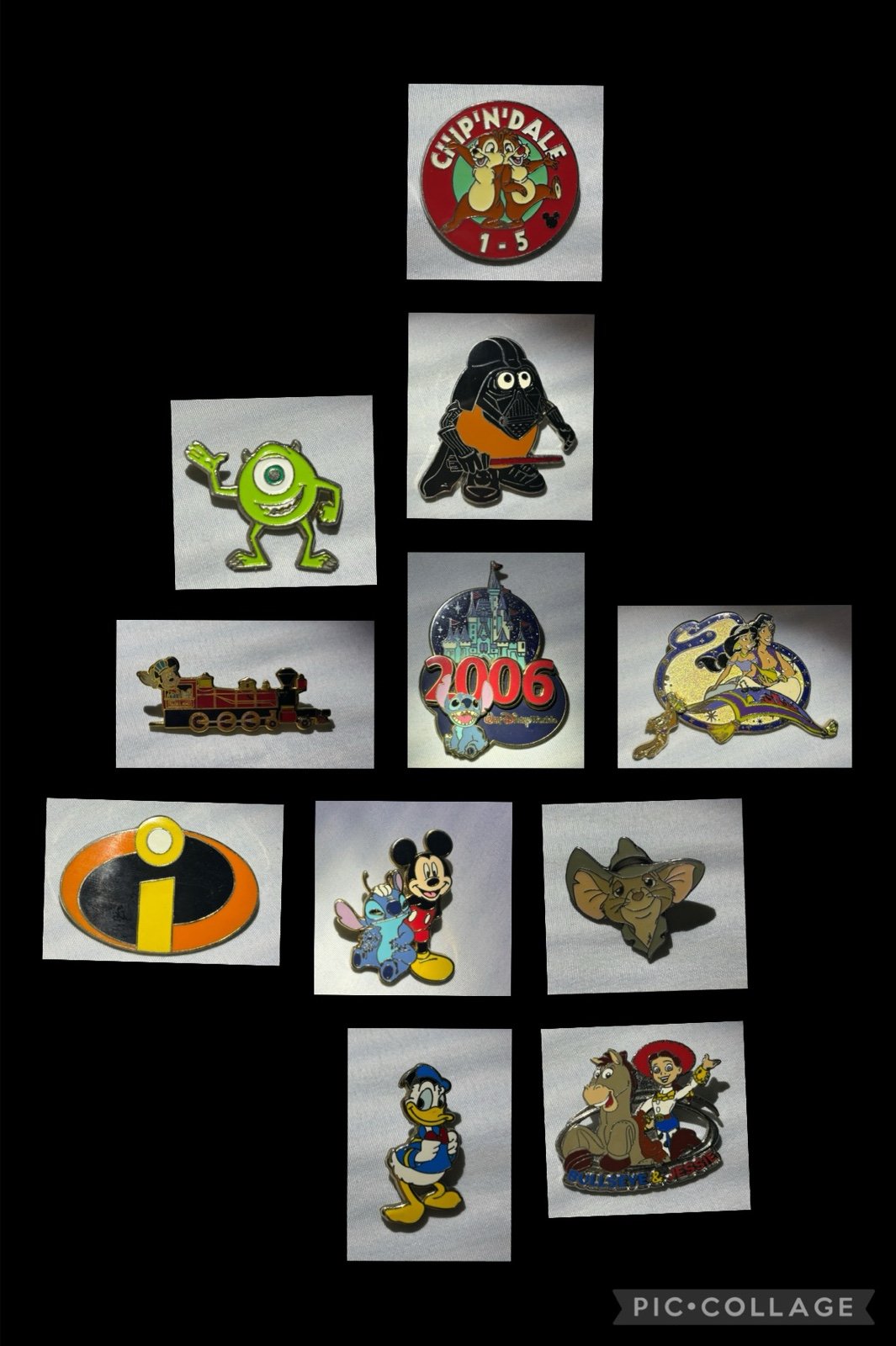 Disney/Pixar Collectible Trading Pin Bundle
