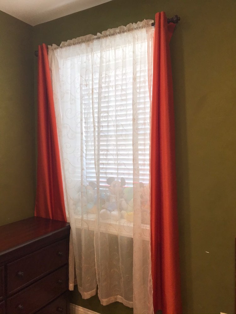 Curtains (orange)