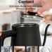 Viante’ Electric Gooseneck Kettle W/Precise Temperature Control – Matte Black