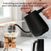 Viante’ Electric Gooseneck Kettle W/Precise Temperature Control – Matte Black