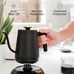 Viante’ Electric Gooseneck Kettle W/Precise Temperature Control – Matte Black