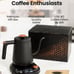 Viante’ Electric Gooseneck Kettle W/Precise Temperature Control – Matte Black