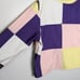 Custom Quilt Quilted Crewneck Sweatshirt One of One Upcycle Blocks Vintage VTG