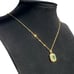 18K Gold Womens 1ct Diamond 2ct Green Emerald Gemstone Necklace 16 18 Jewelry