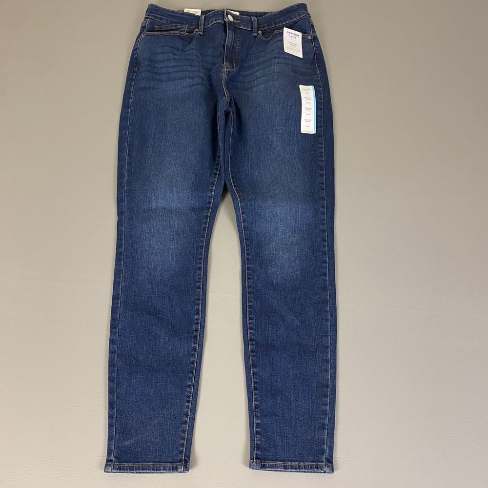 Denizen Levi's High Rise Skinny Jeans Size 12M Blue Super Stretch Denim NWT