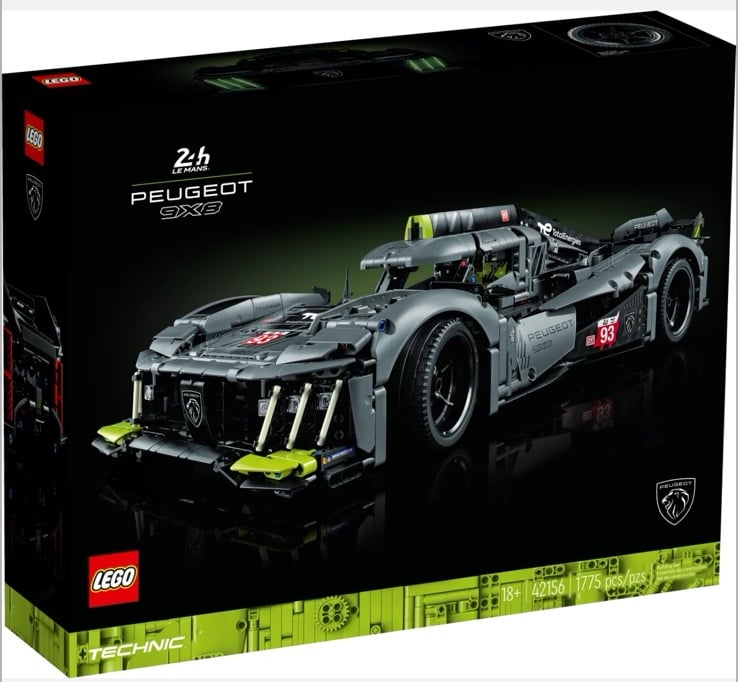 Lego 42156 PEUGEOT 9X8 24H Le Mans Hybrid Hypercar