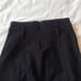 Vintage Black denim pencil skirt