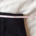 Vintage Black denim pencil skirt