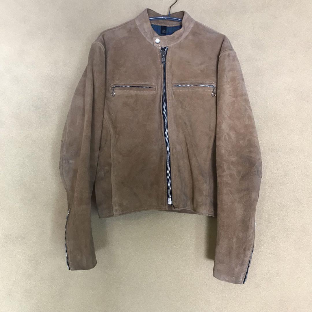 Vanson Camel Suede Leather Jacket Size 38 (M)