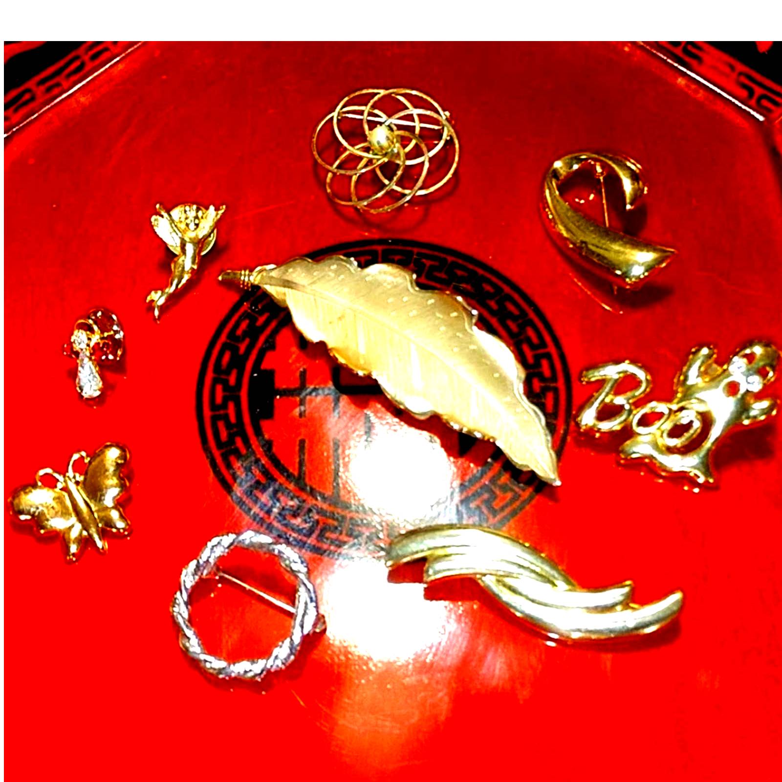 Vintage pendant/brooch lot