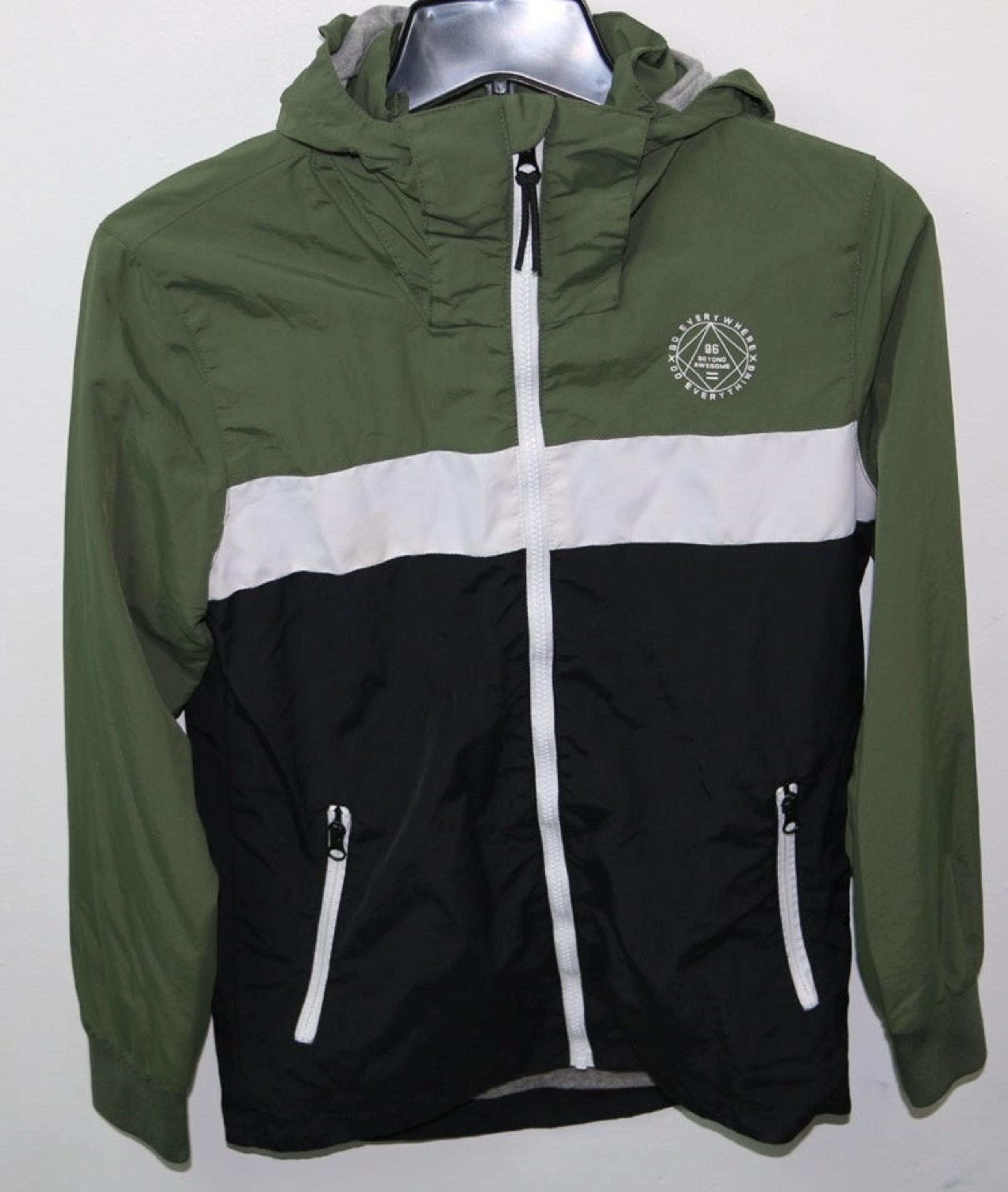 H&M Youth Warm & Stylish Beyond Awesome Hooded Shell Jacket Size 12-13 Youth