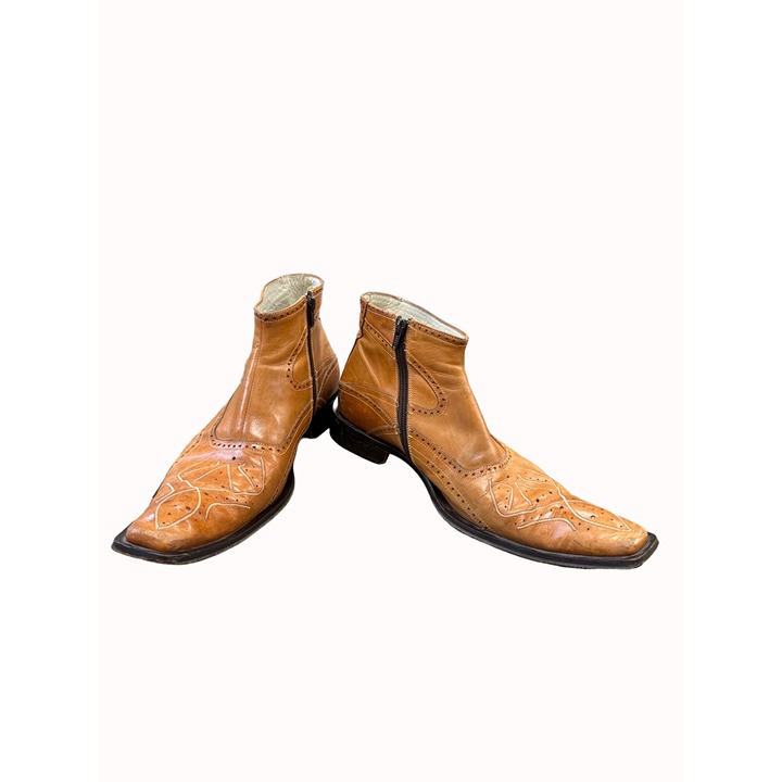 Jo Ghost men’s brown western pull boots shoes size 10 SKU 6381