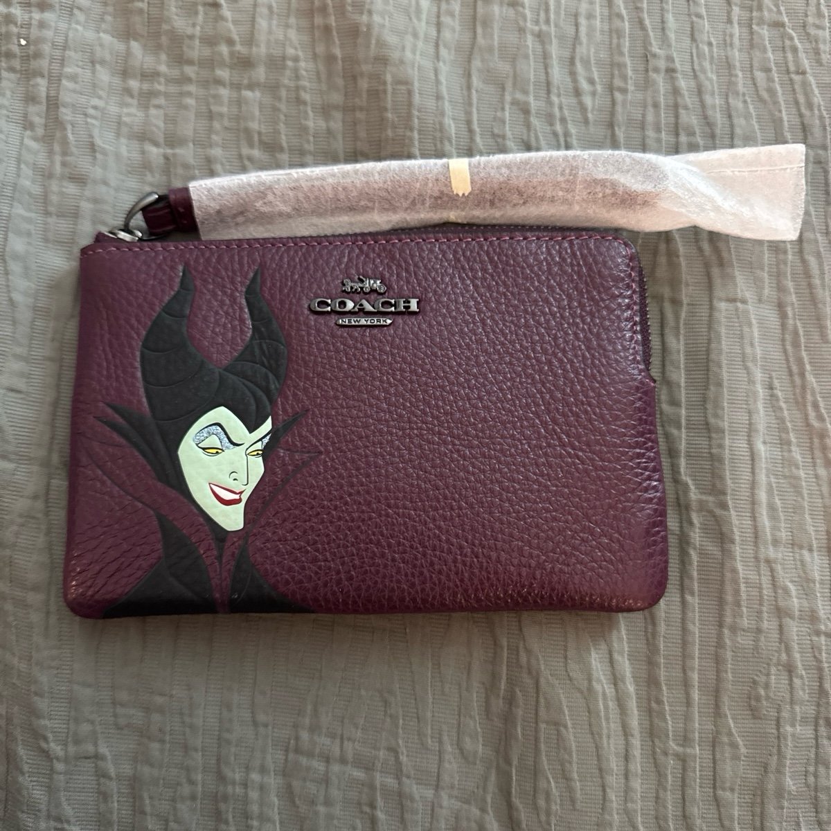 Disney Coach Maleficent Wristlet New