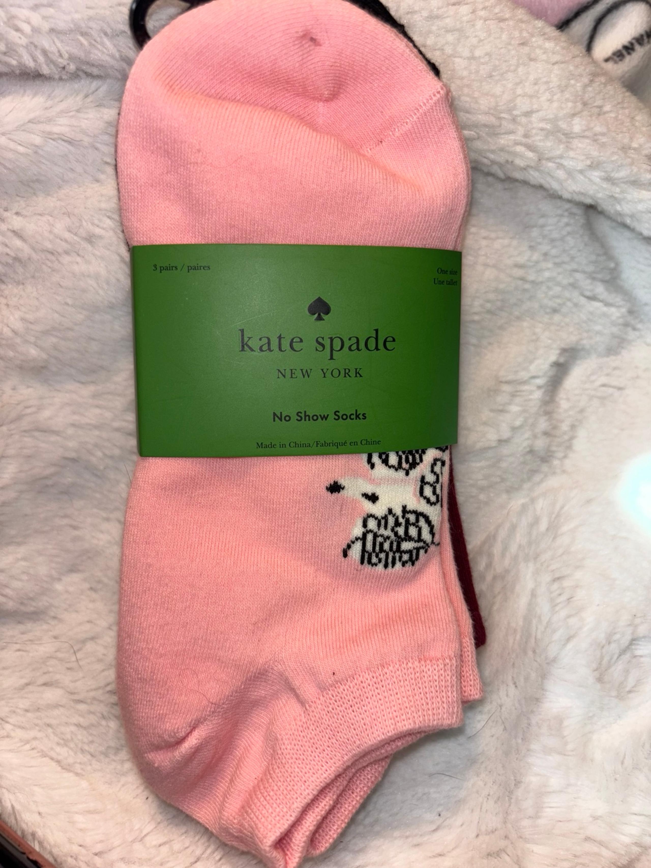Kate Spade 3 pk poodle nwt no show