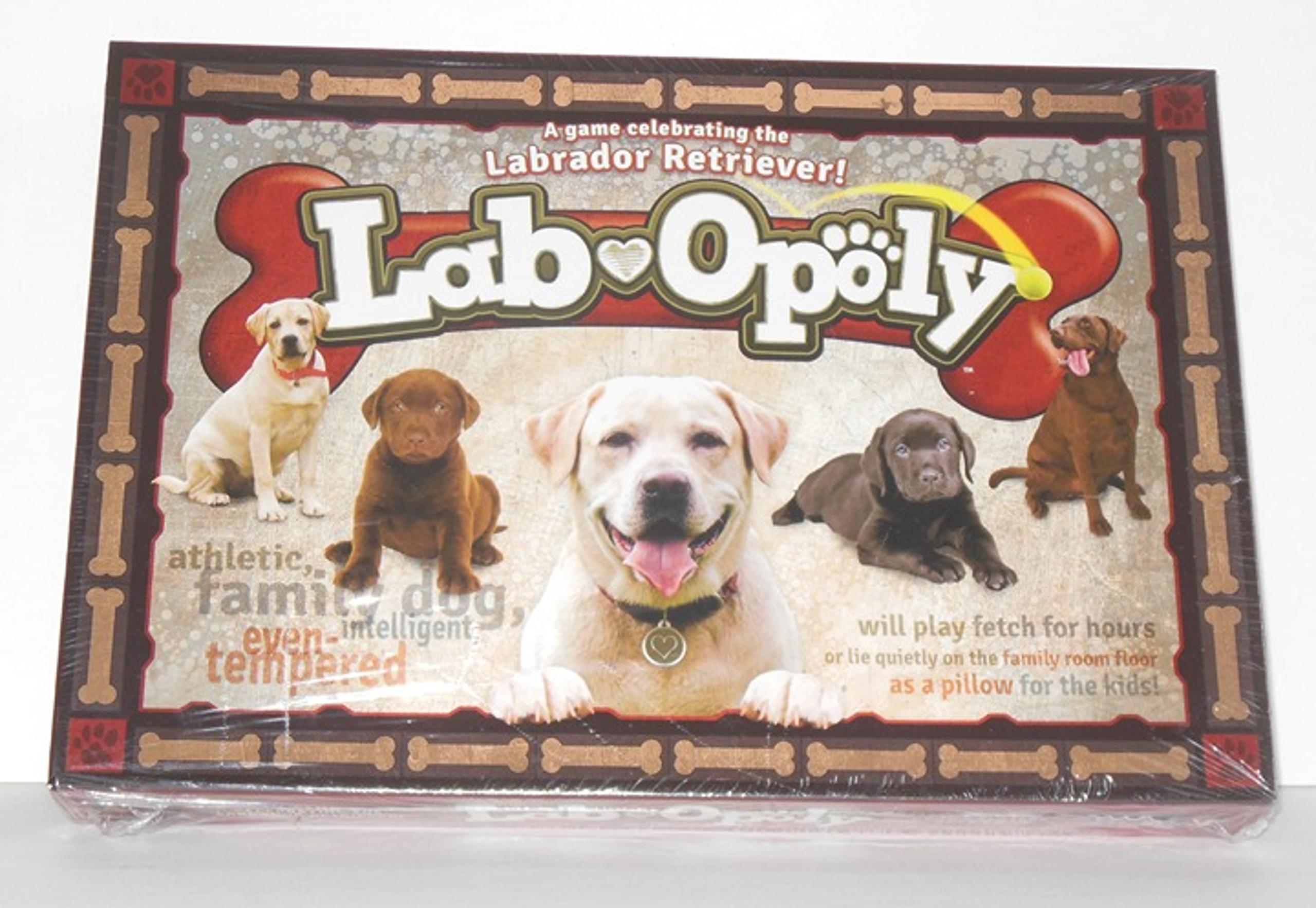 LAB OPOLY new Board Game by Late for The Sky NIB Sealed Labrador Dogs Ages 8+