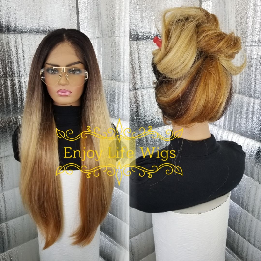 360°lace front human hair wig