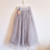eimy istoire★Organza Pearl Flare Skirt★Black