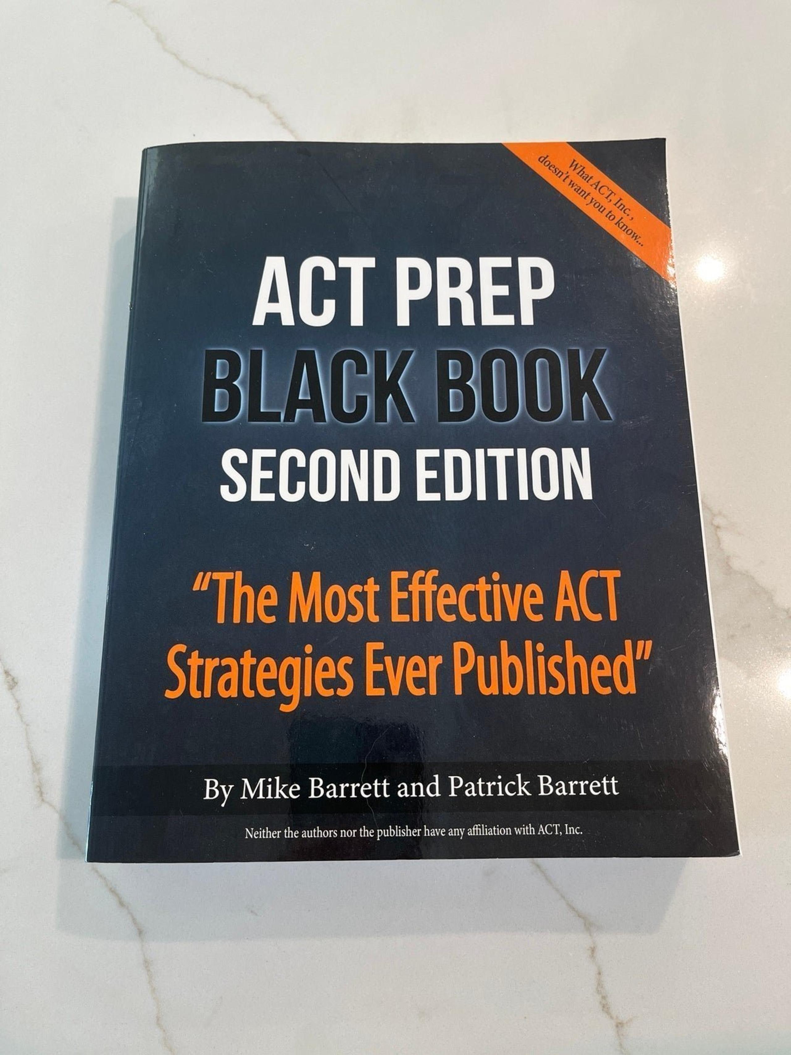 ACT prep book NEW!