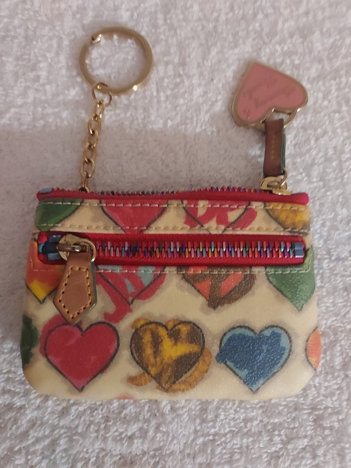DOONEY & BOURKE SMALL HEARTS COIN PURSE