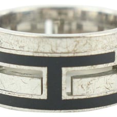 Hermès 925 Size 6.75 Move H Ring Silver