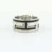 Hermès 925 Size 6.75 Move H Ring Silver
