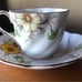 SALISBURY Fine Bone China “Coreopsis” - teacup and saucer