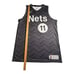 Nike NBA Brooklyn Nets Kyrie Irving Earned Edition Swingman Jersey Black Sz 2XL