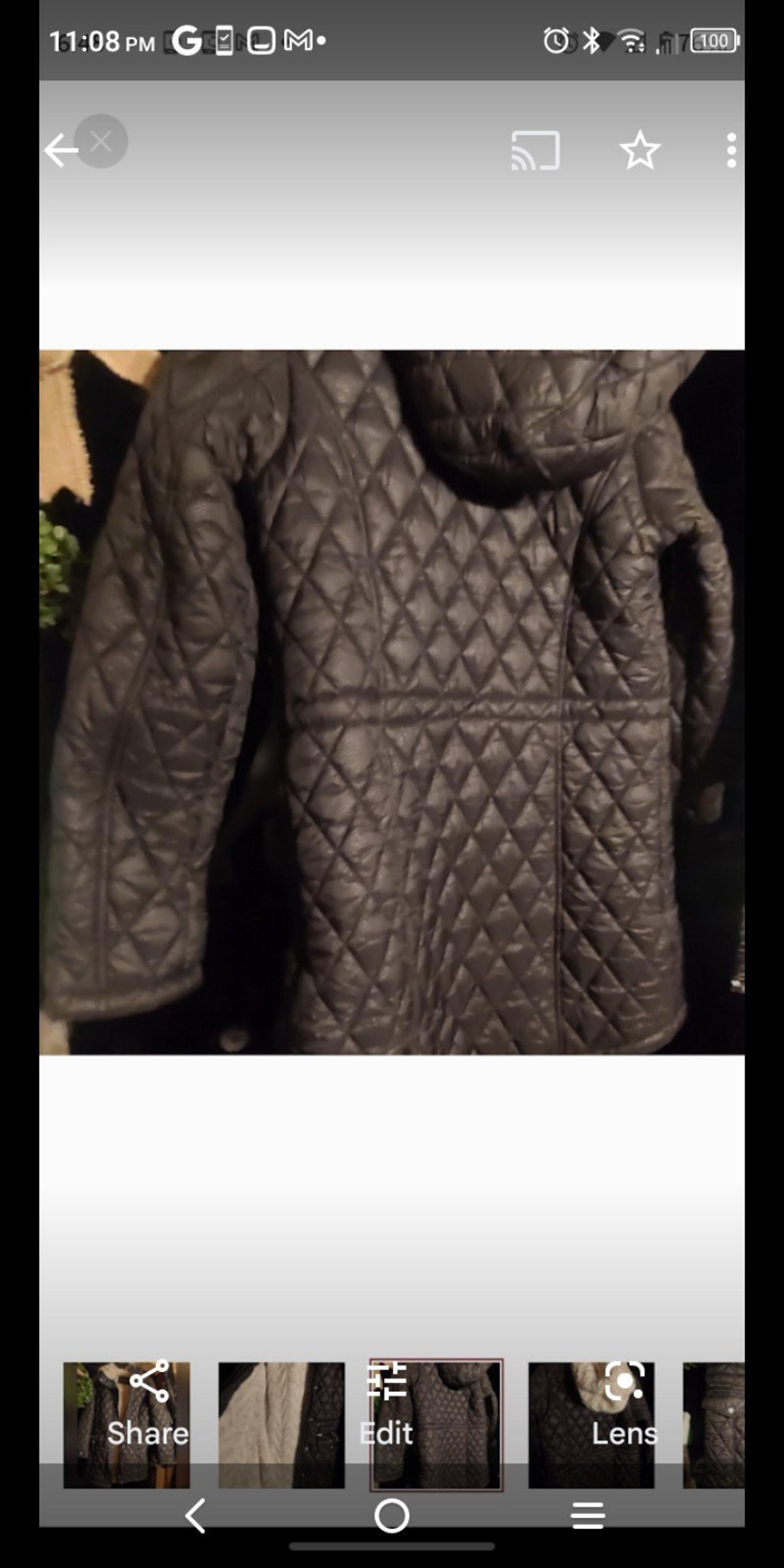 Madden fur lined coat