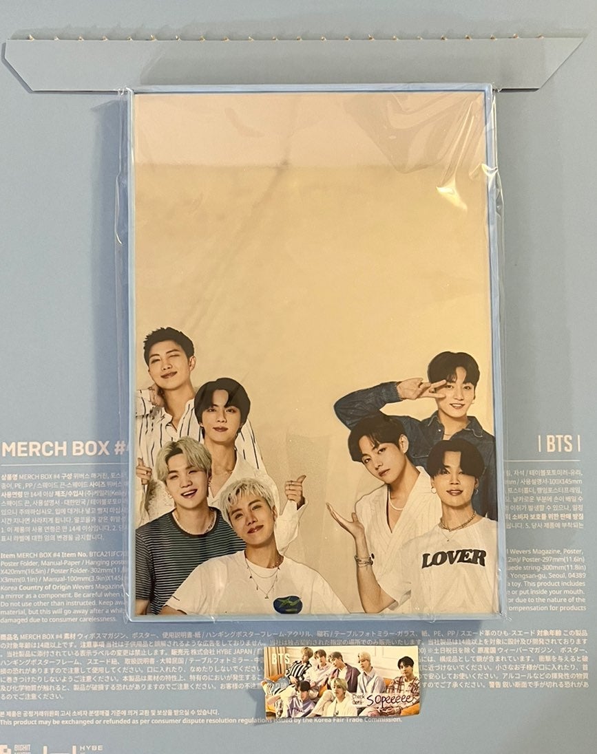 BTS Table Photo Mirror