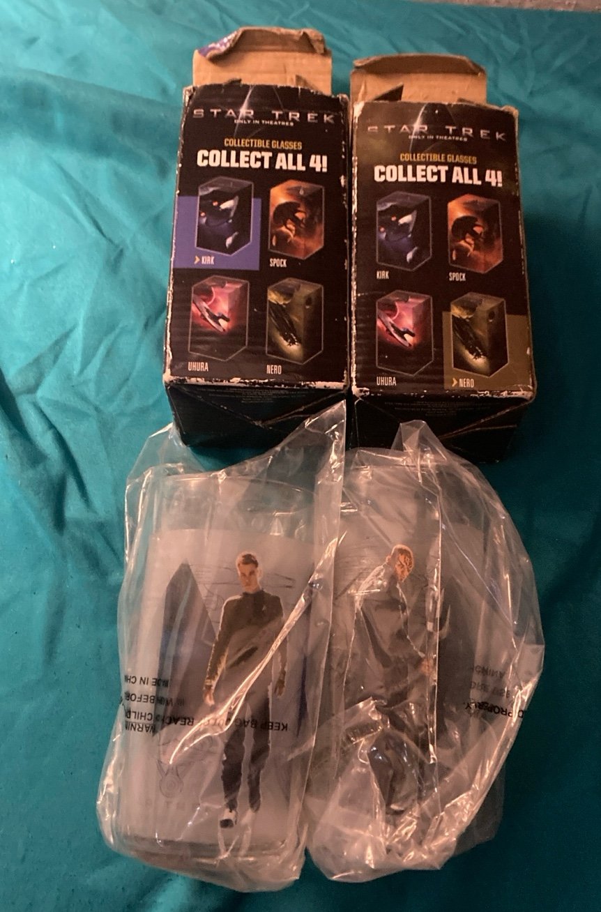 2008 Paramount Star Trek Collectible cups