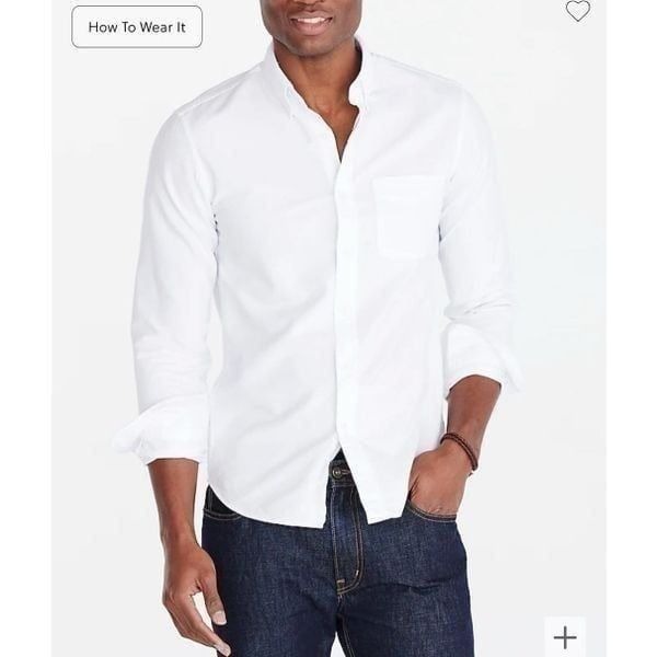 J Crew Flex casual oxford shirt size large