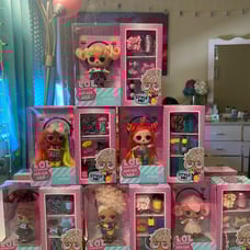 COMPLETE COLLECTION OF ALL 6 LIMITED EDITION LOL HAIR HAIR HAIR SUPRISE DOLLS