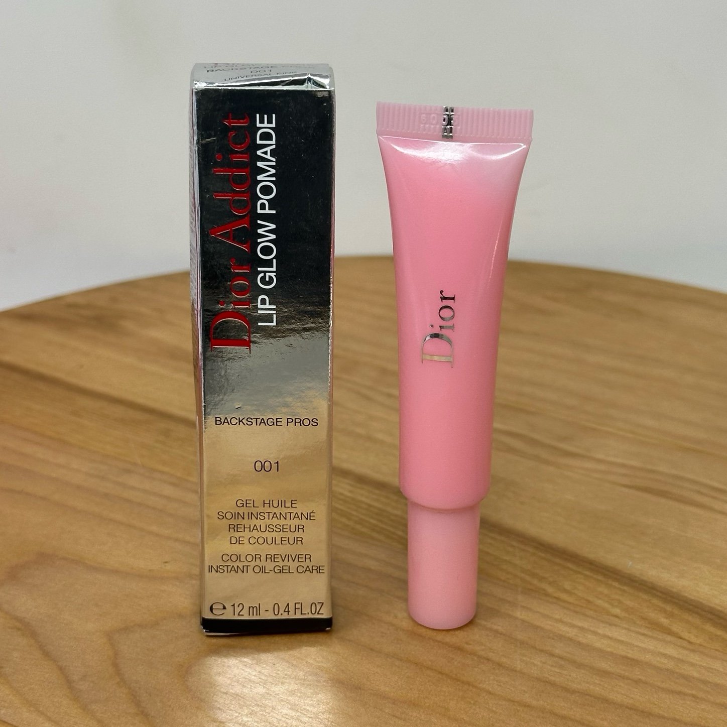 Dior Addict Lip glow Pomade Backstage Pros Universal Pink 001 Lip Gel Oil NEW