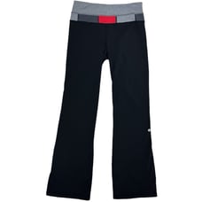 Lululemon Groove Pants With Gray/Red Waistband Size 4 RARE