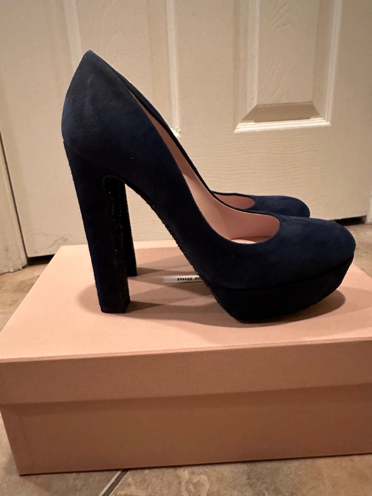 Miu miu platform heels
