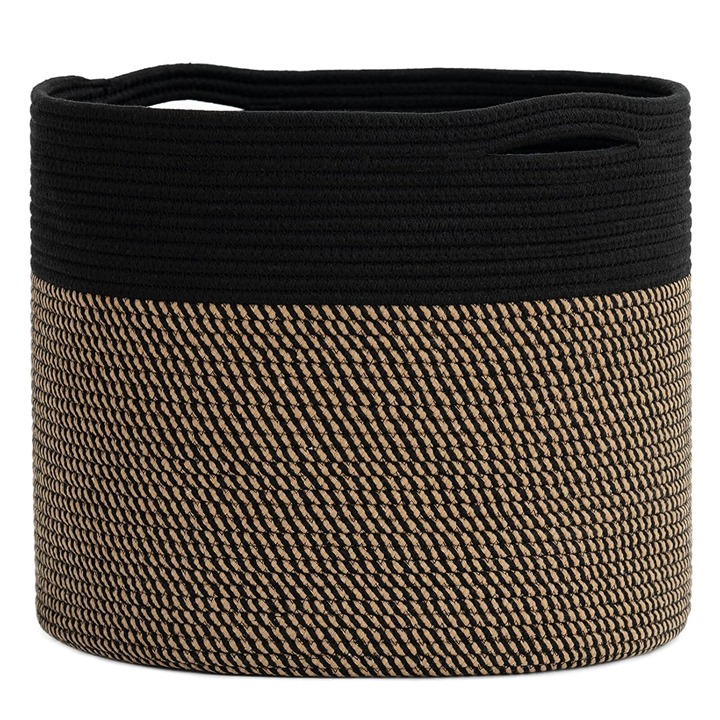 Woven Rope Storage Basket, Blanket Basket