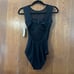 Albion Fit NWT The Aubrey OnePiece Swimsuit Black Mesh Chest Sexy SZ XSmall