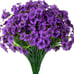 Bundles Artificial Flowers Outdoor Plants (Purple)
