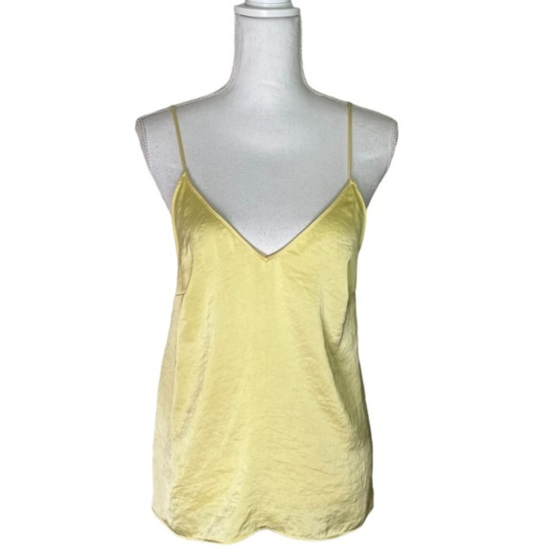 Aritzia Wilfred Only Camisole Slip Top Yellow Women’s Size Medium