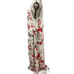 Hummingbird women Small Dress Maxi Floral Boho tank dress flowy lined Tropical