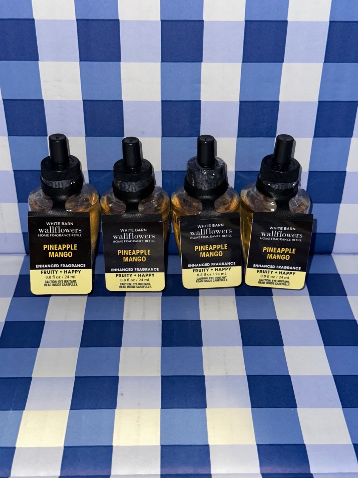 Bath & Body Works PINEAPPLE MANGO Wallflowers Fragrance Refill (x4)