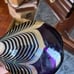 Correia Hand Blown Glass Vase - Purple