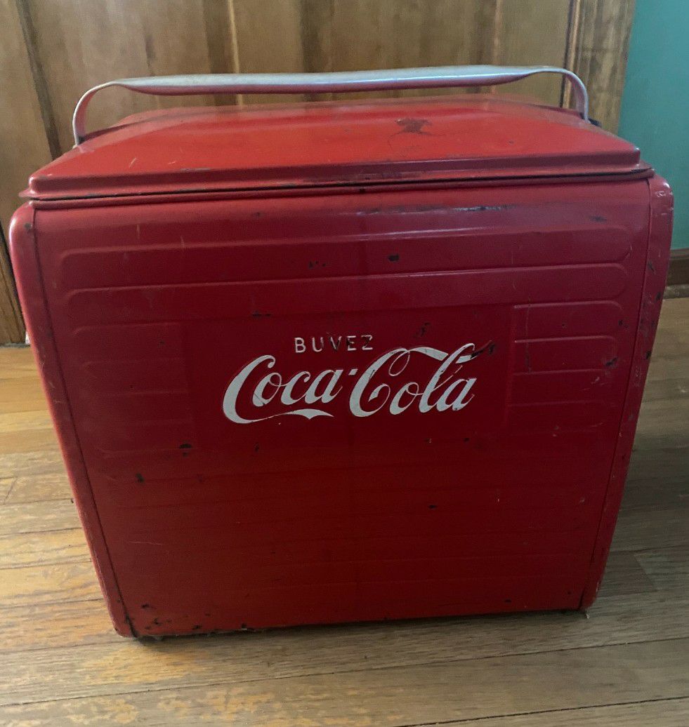 Vintage Coca Cola Cooler from 1955