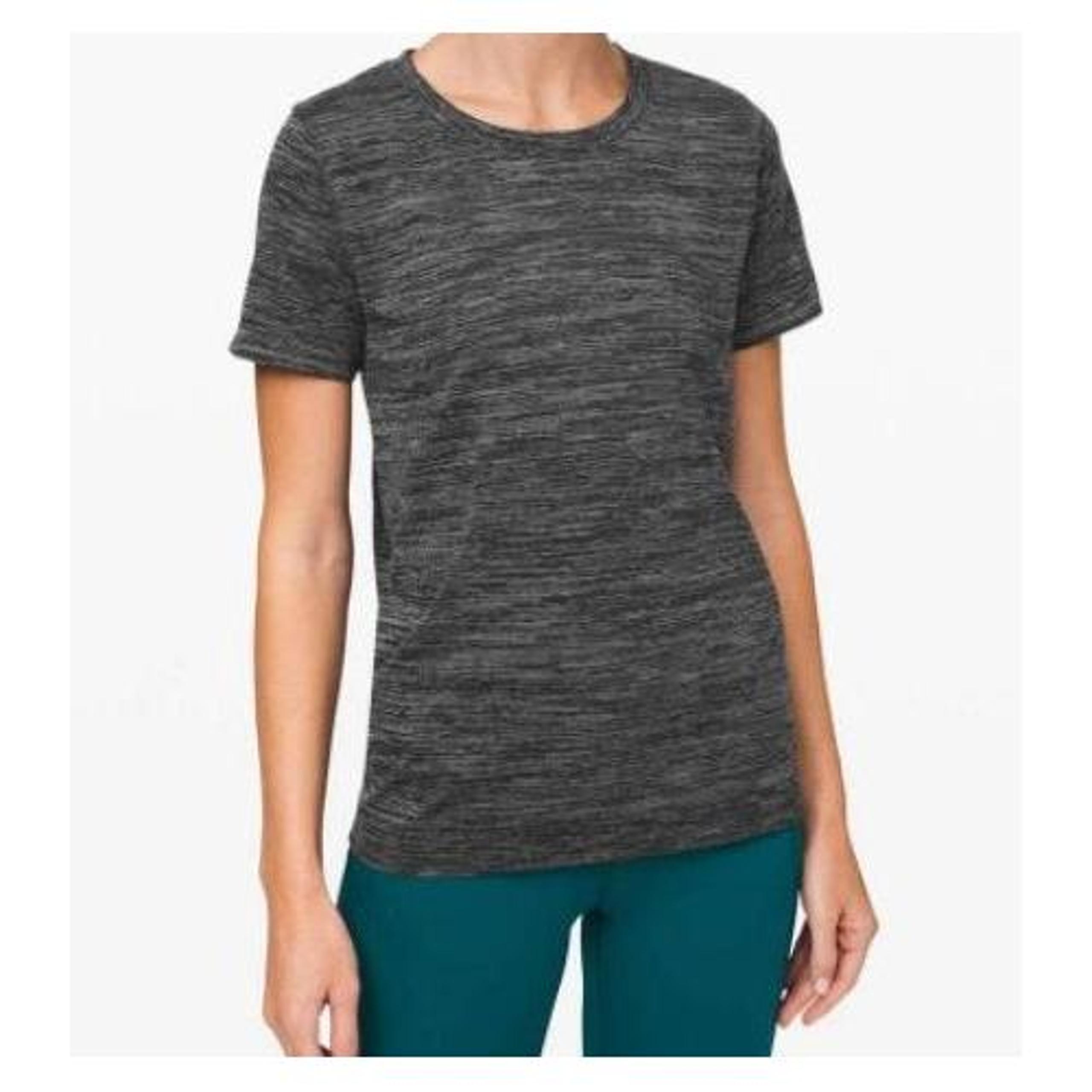 Lululemon T-shirt Women's Size 10 Olive Green Relaxed Fit Breathable Athletic