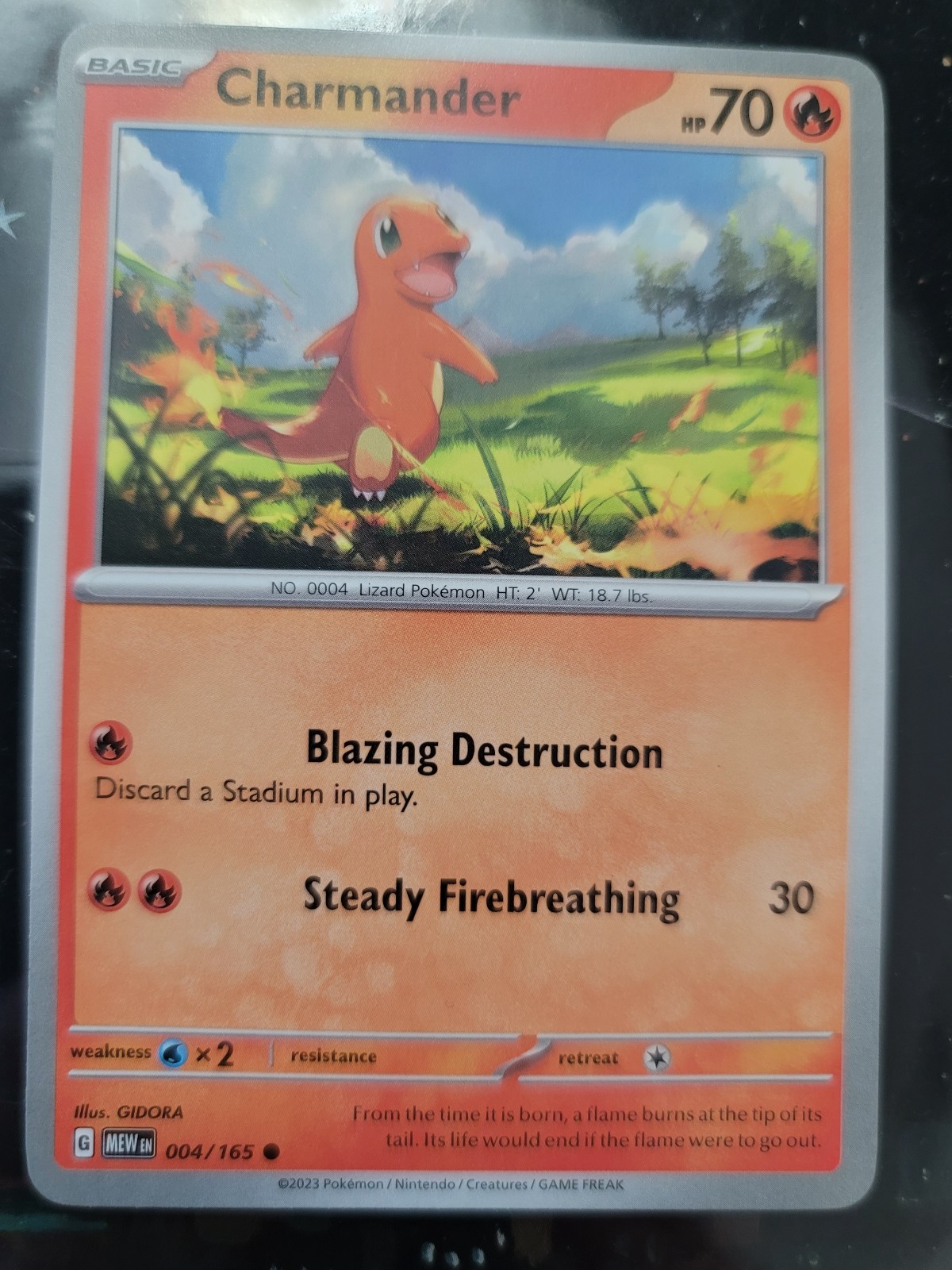Pokemon Charmander 004/165