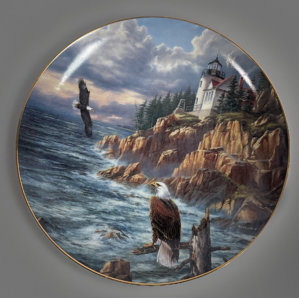 DANBURY MINT Guardians of the Coasts Plates 5 piece set by Rudi Reichardt
