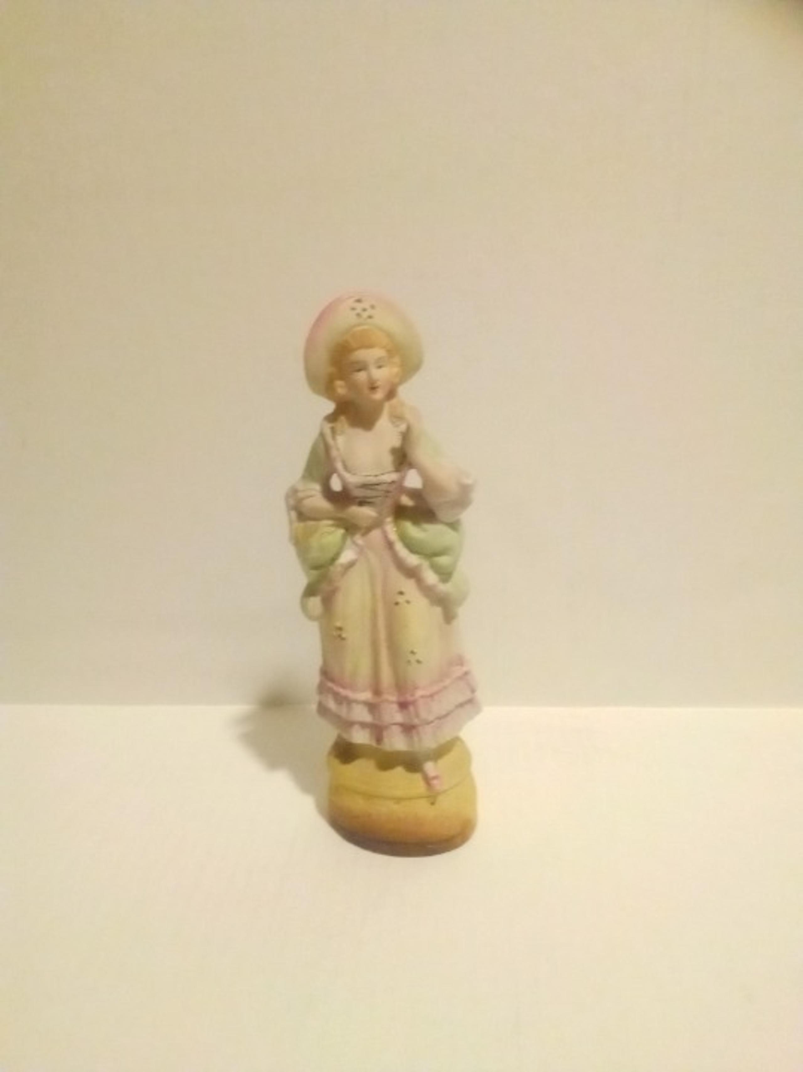 Vintage Halsey Imports Co. Porcelain Victorian Lady Figurine